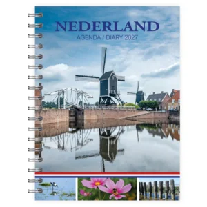 Agenda - 2027 - Nederland - Met spiraal - 17,5x21,5cm