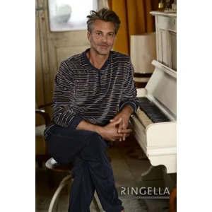 Ringella Pyjama Heren: Velours, Warme winter ( RIN.587 )