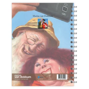 Bureau agenda - 2024  - Marius van Dokkum -17.6x23,8cm - Met spiraal