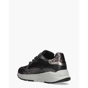 Xsensible Rainbow Zwart/Zilver Damessneakers