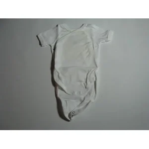 Beg Eindeloos Verpersoonlijking Witte overslagbody met korte mouw petit bateau 50/0m - Ondergoed - Shopa