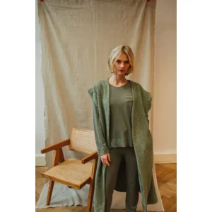 Alice et Maman Gigi lange vest in kakigroen