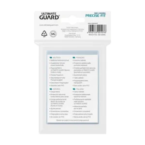 Ultimate Guard Precise-Fit Sleeves Side-Loading Standard Size Transparent (100)