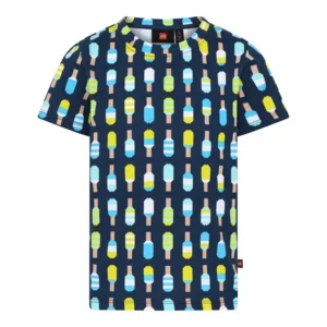 Lego Unisex Donker Blauwe Tshirt ice creams Lwtaylor 306