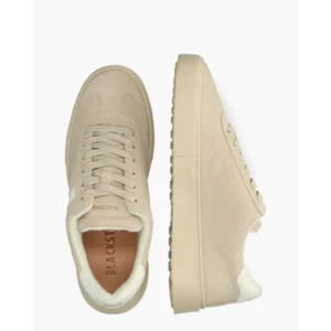 Blackstone Quartz Auden Beige/Wit Herensneakers