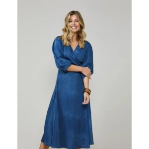 Summum Woman Indigo kleed: overslag ( Sum.9 )