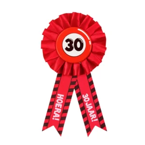 Rozet - 30 jaar - Verkeersbord