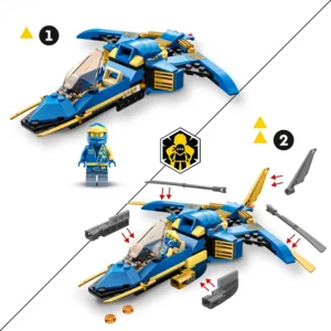 LEGO® 71784 Ninjago Jay's bliksemstraaljager EVO