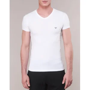 Armani - Luxe - T-Shirt  - V-Neck - 110810 – Bianco