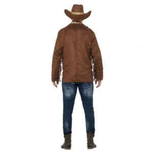 Sheriff - Kostuum - Cowboy - Bruin - Jas, hoed & halsdoek - XL