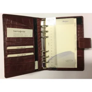 Samsonite Organiser bordeaux crocco model 17