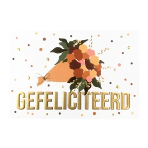 Kaart - Daisy - Gefeliciteerd - DSY037