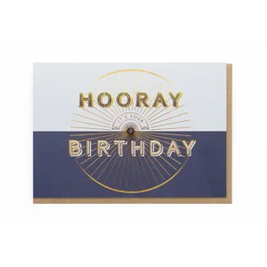Wenskaart - Hooray it's Your Birthday