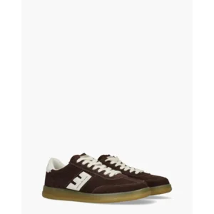 East Pacific Trade Santos Donkerbruin/Off-White Herensneakers
