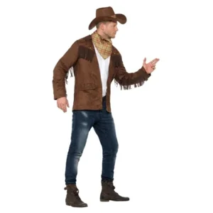 Sheriff - Kostuum - Cowboy - Bruin - Jas, hoed & halsdoek - XL