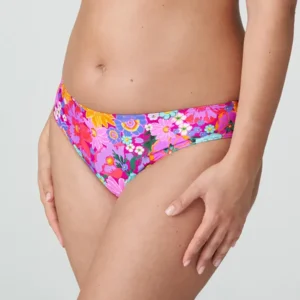 Prima Donna Swim Najac voorgevormde plunge bikini in roze met bloemenprint