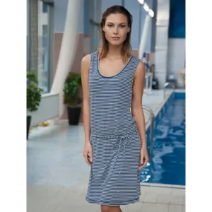 Esprit - Hamptons Beach - Beach Dress - 016EF1A161 - Blue/White Stripes