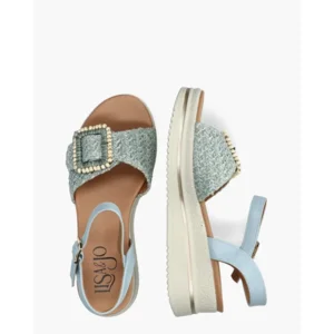 Lisa & Jo Zakia Lichtblauw Damessandalen