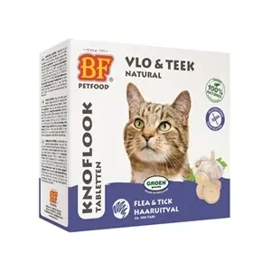 BF Petfood Kattensnoepjes Bij Vlo Naturel 100 st
