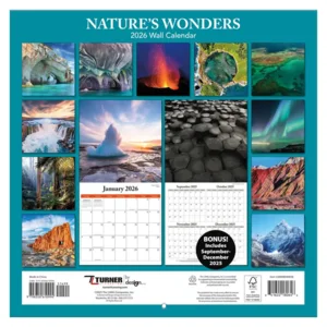 Kalender - 2026 - Natures wonders - 30x30cm