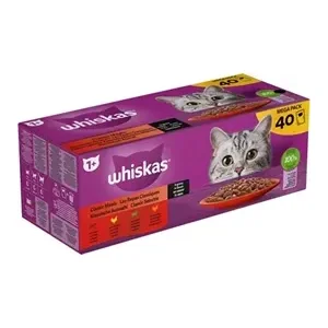 Whiskas Multipack Pouch Adult Classic Selectie Vlees In Saus 40X85 gram