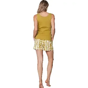 Pastunette dames pyjama: Groen, top + short ( PAS.159 )