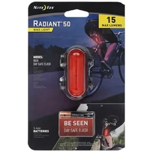 Nite Ize Radiant 50 Fiets lamp Rood R50BA-10-R7