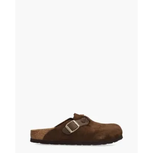 Birkenstock Boston Braided Bruin Damesslippers