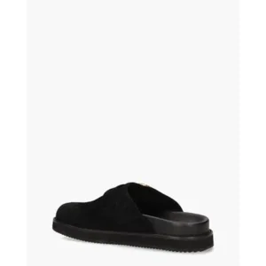 Kurt Geiger Mayfair Casual Flat Mule Zwart Damesslippers