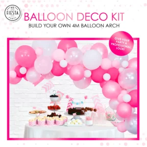 Ballon decoratie set - Roze - 71dlg.