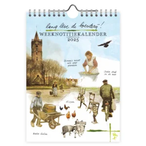 Kalender - 2025 - Week - Rien Poortvliet - Lang leve de boerderij! - 16,5x23cm