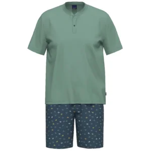Ammann Pyjama heren: Groen, korte mouw ( AMM.648 )
