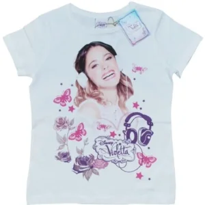 Name-it Meisjes Shortsleeve T-shirt Violetta (Wit)