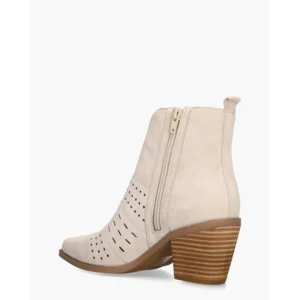 Di Lauro Wilanda Beige Dames Enkelboots