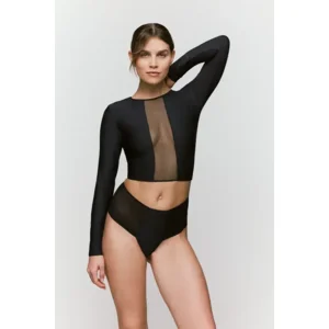 Sarda Chalmers top in zwart