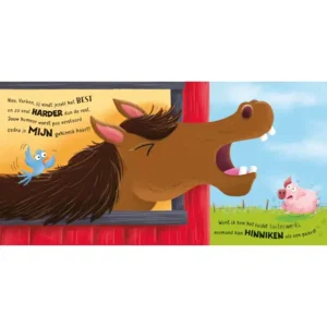 Boek - Wat een lawaai op de boerderij!  - Met geluid