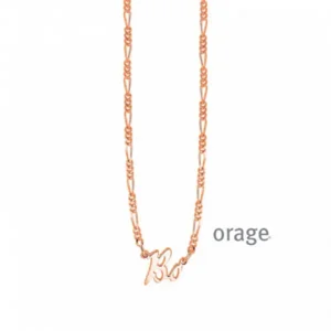 NaamKetting met Eigen Naam "Mini" en Figaro Ketting