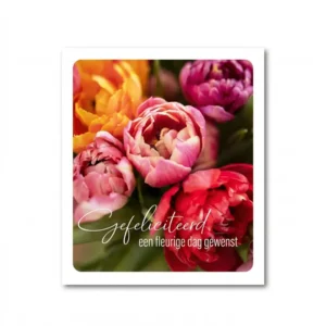Kaart - Photo factory - Gefeliciteerd, een fleurige dag gewenst - nr.25