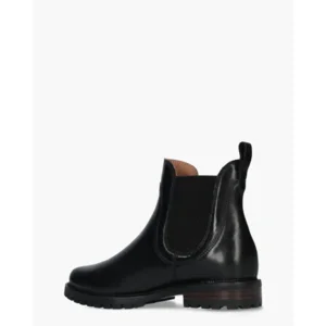 Everybody 29703 Donkerbruin/Zwart Dames Chelseaboots