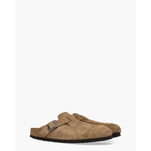 Birkenstock Boston Bruine Herenslippers