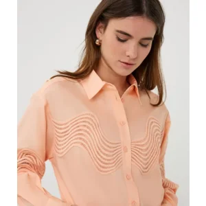 Esqualo Dames hemdsbloes: Belini kleur, met fantasie ( ESQ.333 )