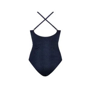 Cyell Solid Snake badpak in donkerblauw