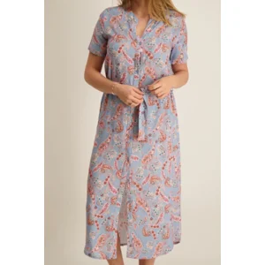 Signe Nature kleed: Licht blauw, lang ( Signe.1057 )