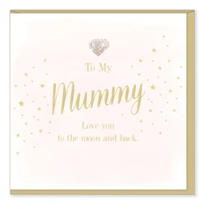 Wenskaart - Mummy, to the Moon and back