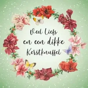 Kaart - Kerst - JBS - Veel liefs en een dikke kerstknuffel - KVJ008