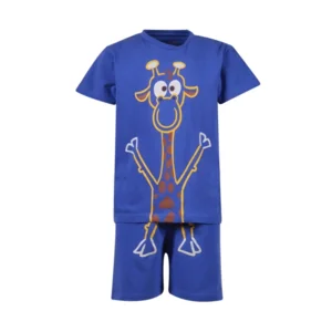 Woody Jongens Pyjama Koningsblauw 201-1-PLE-Z/875