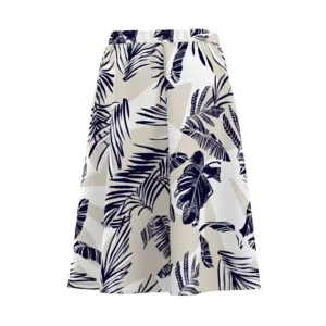 Frank Walder Dames Rok: Bedrukt, Elastiek in de lenden ( WAL.103 )