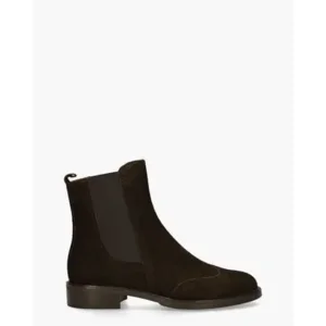 Lilian 12270 Donkerbruin Dames Chelseaboots
