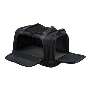 Trixie Vliegtuigtas Plane Zwart 44X28X25 cm