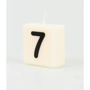 Cijfer- / letterkaarsje - Scrabble - 7